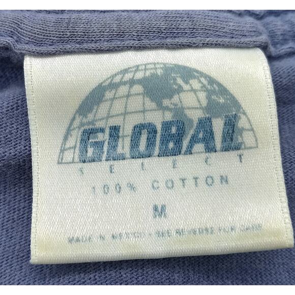 Vtg 2000 Boot Hill Saloon Shirt Men's XL Blue Y2K All American Eagle Beer Biker - Picture 6 of 6